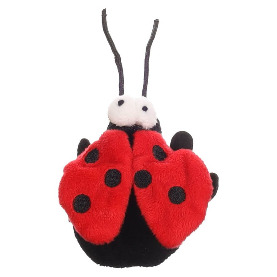 Flamingo Cat Zingu Catnip Plush Ladybug Toy 8x11cm