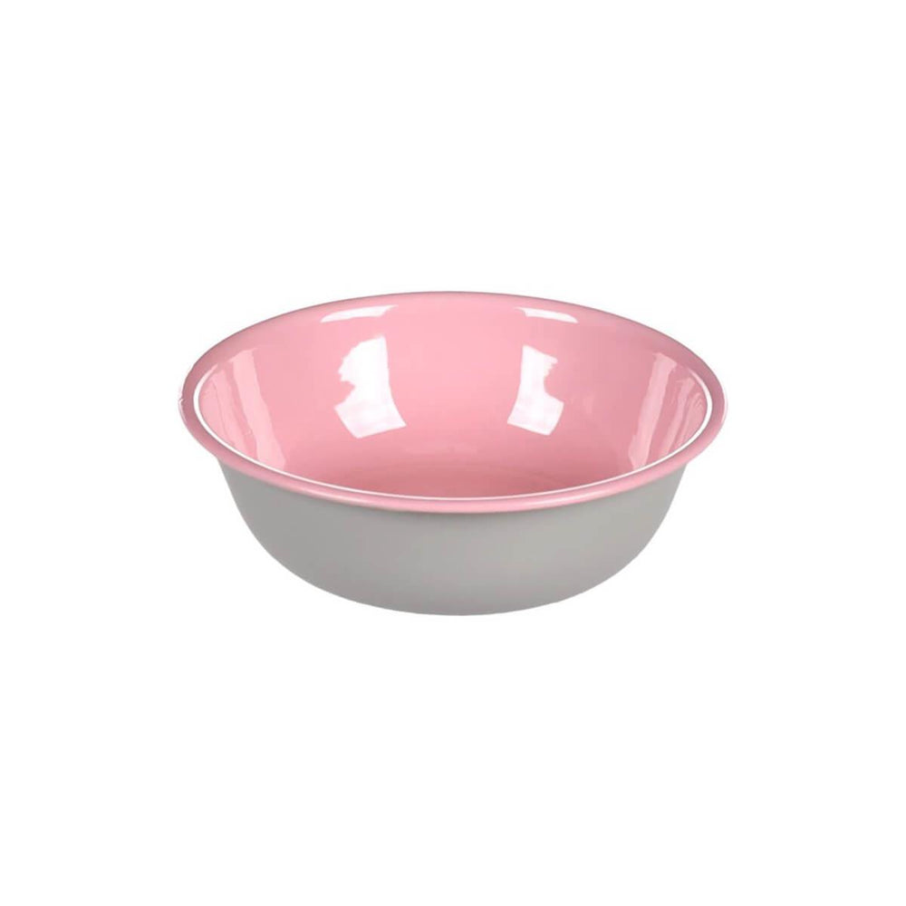 Flamingo Nell Painted Steel Pet Bowl Non-Slip Pink 450ml
