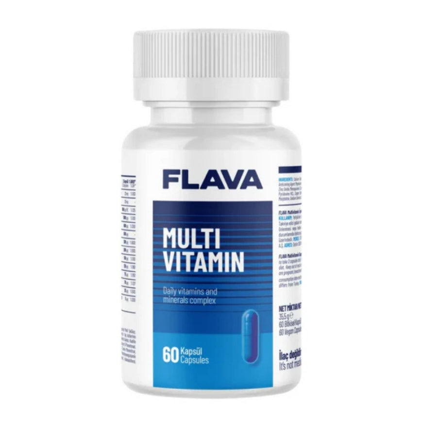 Flava Multivitamin Daily Wellness Support 60 Capsules