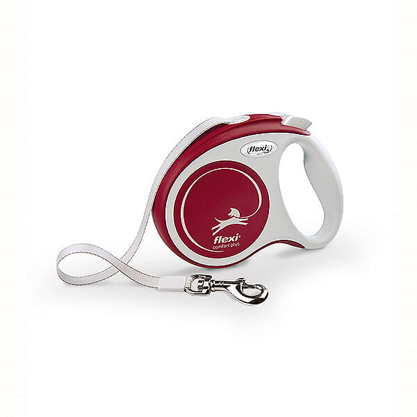 Flexi Comfort Plus Retractable Tape Leash Red Small 5m