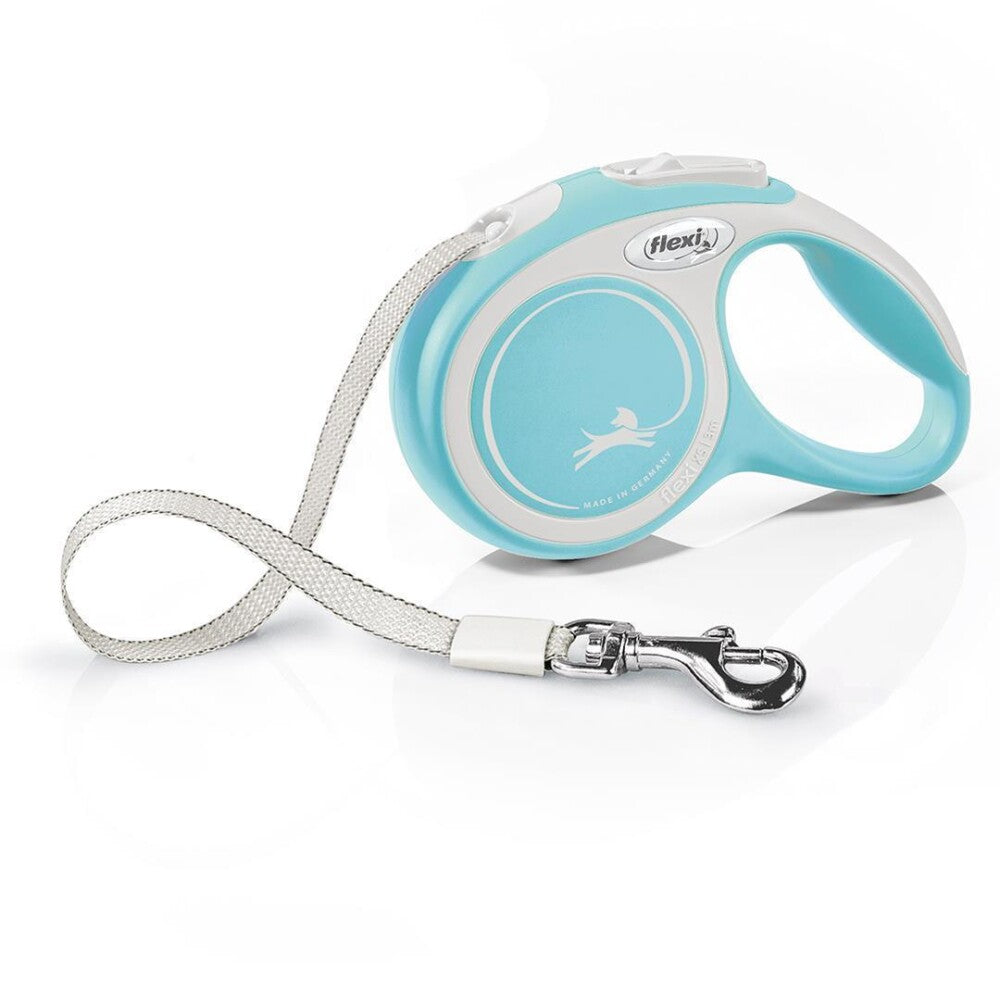 Flexi New Comfort Retractable Tape Leash Light Blue XS 3m