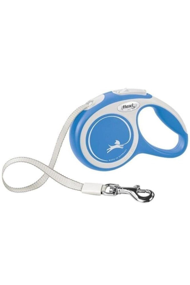 Flexi New Comfort Retractable Tape Dog Leash Blue XS 3m