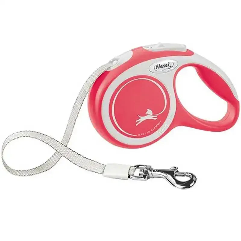 Flexi New Comfort Retractable Tape Dog Leash Red Large 5m