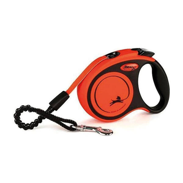Flexi Xtreme Retractable Tape Dog Leash Orange L 5m