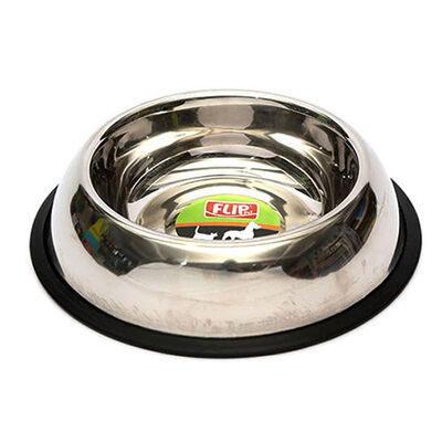 Flip Stainless Steel Pet Bowl for Cats and Small Dogs 64 oz