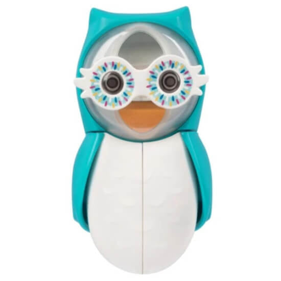 Flipper Blue Owl Hygienic Storage Case for Kids