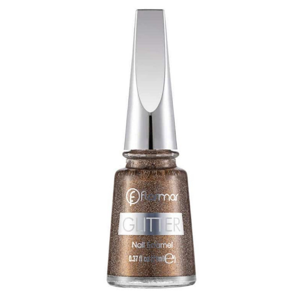 Flormar Glitter Nail Enamel GL16 Golden Orchid 11ml