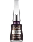 Flormar Glitter Nail Polish in GL44 Purple Glare