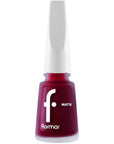 Flormar Matte Nail Polish in M23 Burgundy In Matte 11ml
