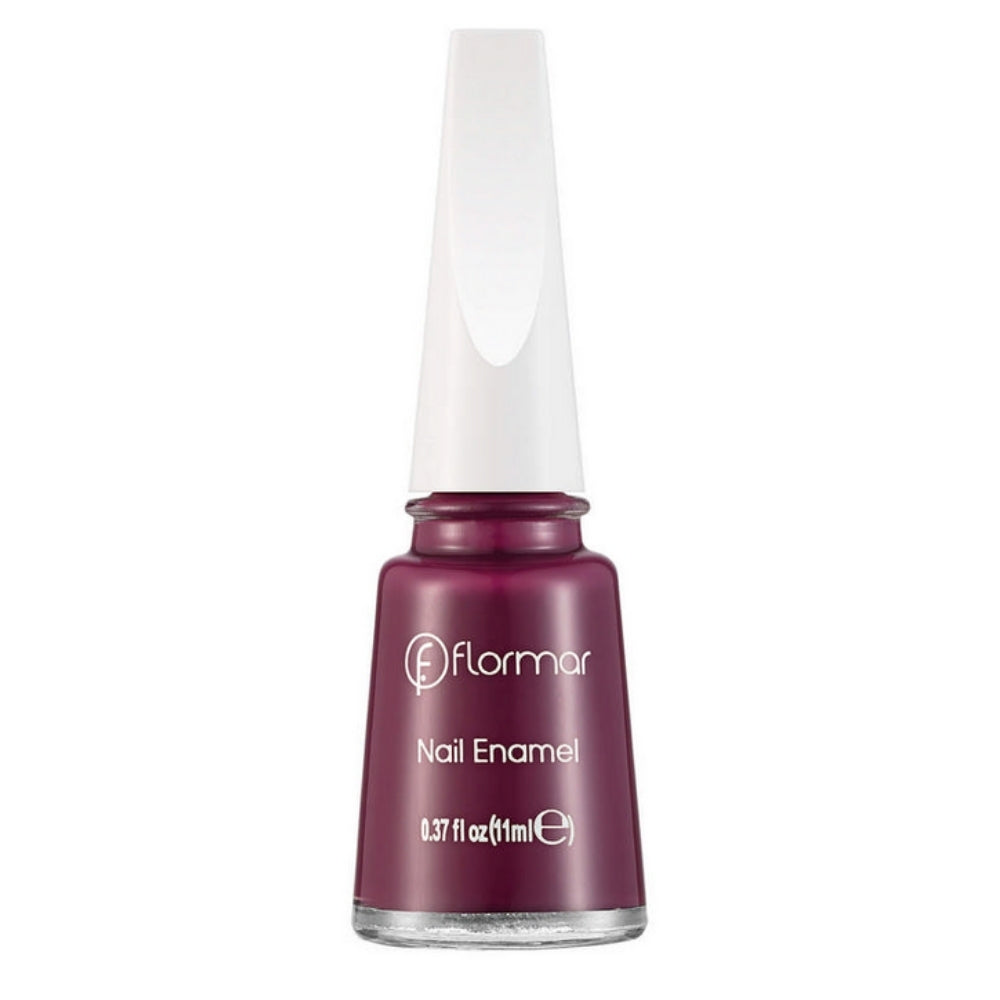 Flormar Nail Enamel 517 Chic Raspberry Glossy Polish