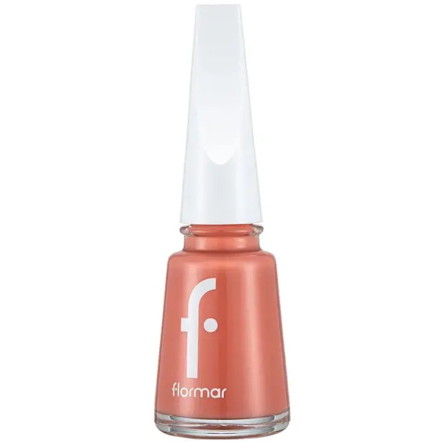 Flormar Nail Enamel Glossy Nail Polish in 011 Tender Salmon