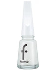 Flormar Bright White Nail Polish High-Shine Shade 400 - 11ml