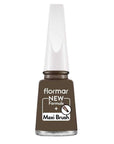 Flormar Nail Enamel 428 Hot Chocolate Shiny Polish