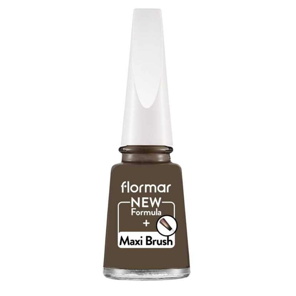 Flormar Nail Enamel 428 Hot Chocolate Shiny Polish