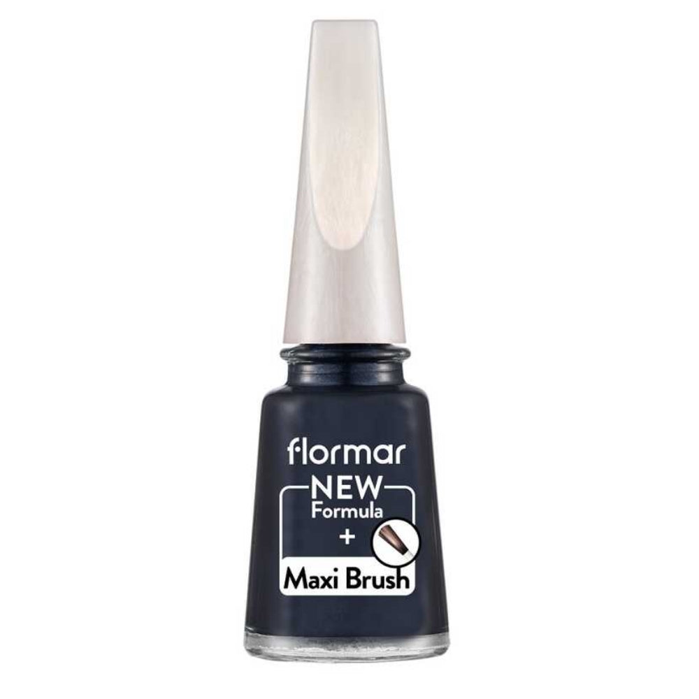 Flormar Pearly Nail Enamel PL398 Blue Black 11ml