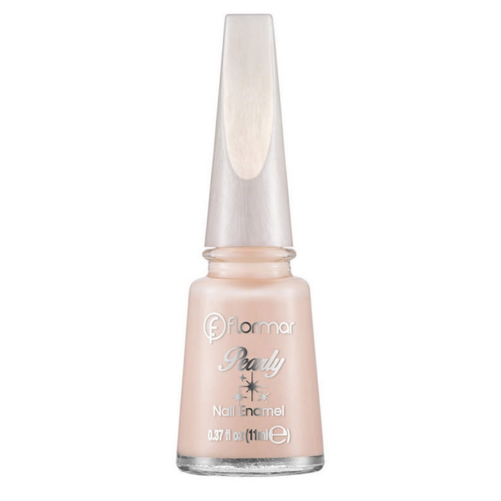 Flormar Pearly Nail Enamel Shimmer Polish 372 Tender Beige
