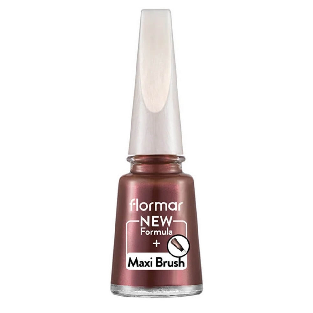 Flormar Pearly Nail Enamel Shimmering Polish 414 Chameleon Red
