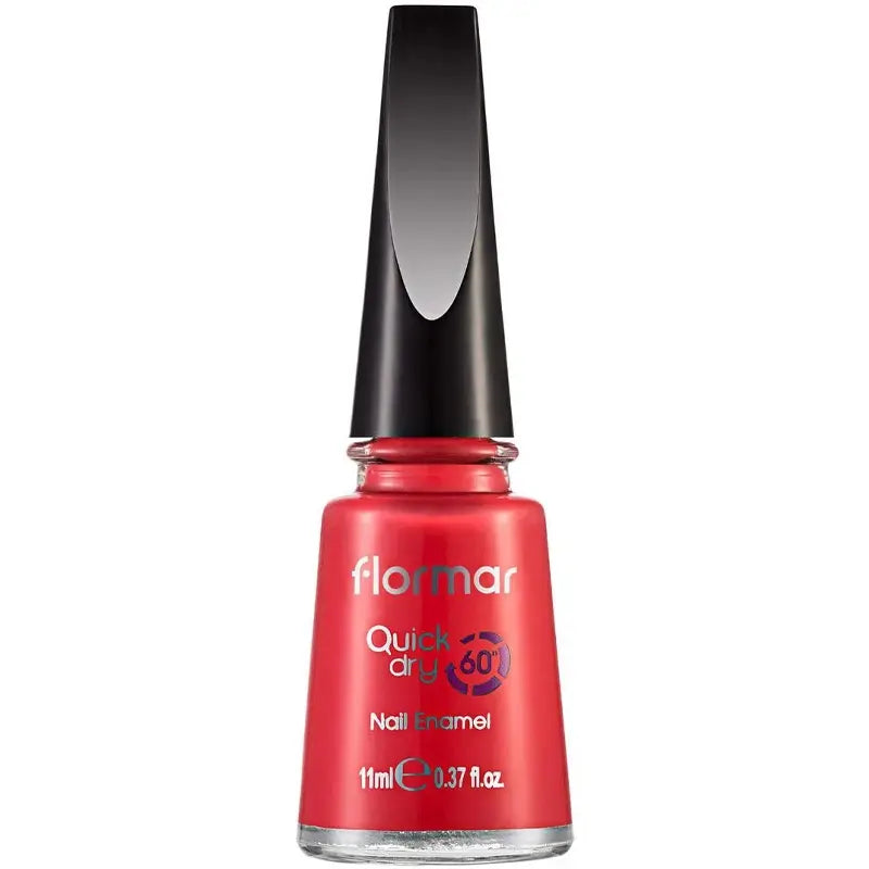 Flormar Quick Dry Nail Polish in QD03 Bright Coral