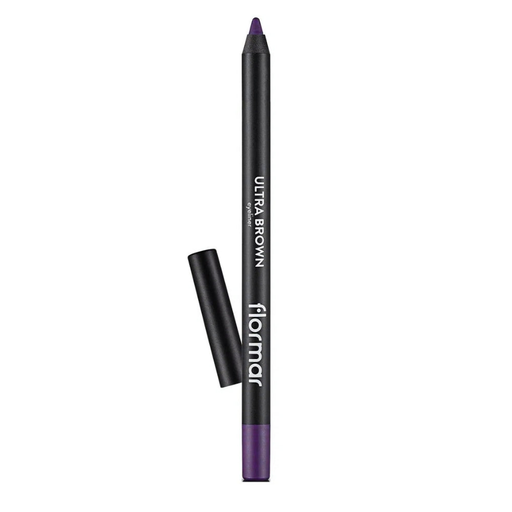 Flormar Ultra Eyeliner Eye Pencil 004 Purple - Highly Pigmented, Long-Lasting