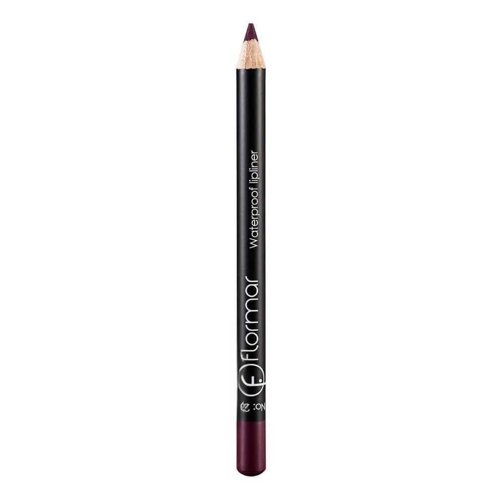 Flormar Waterproof Lipliner 224 Saturated Bordeaux Lip Pencil