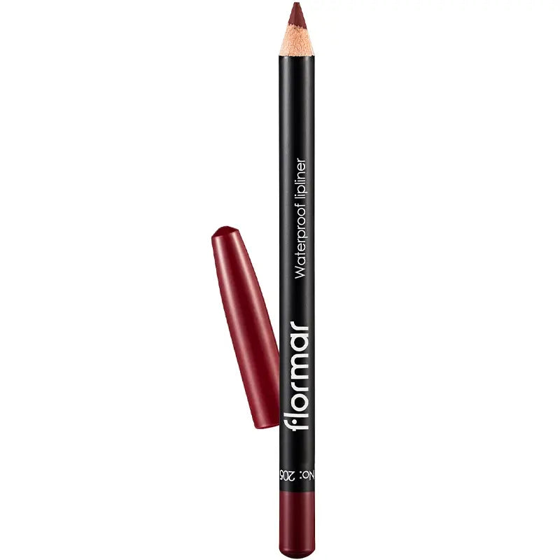 Flormar Waterproof Lipliner 205 Elegant Bordeaux 1.14g
