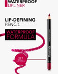Flormar Waterproof Lipliner in Chic Crimson 1.14g