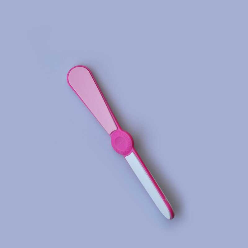 Flower Propeller Nail Buffer Pink 03 for High Shine 1 Count
