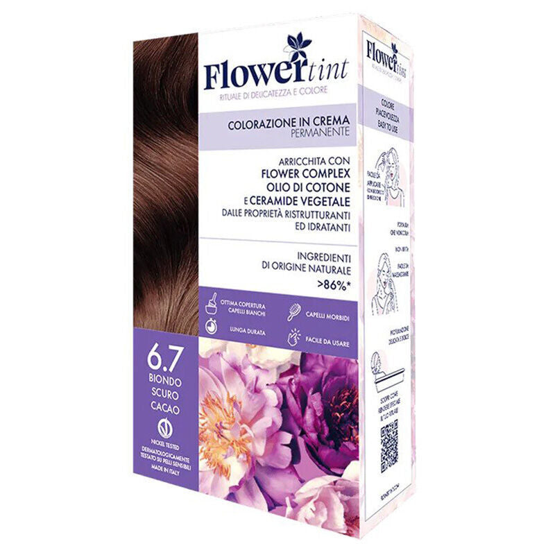 Flowertint Hair Color Cream 6.7 Dark Cocoa Blonde 140ml