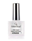 Golden Rose Gel Look Top Coat - Long-Lasting Glossy Nail Finish for Salon-Quality Nails - Nail Polish