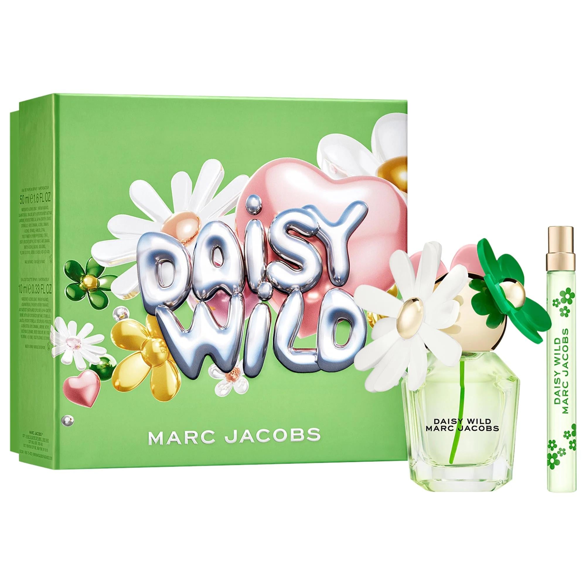 Marc Jacobs Mini Daisy Wild Eau de Parfum Perfume Gift Set for Women - Fruity Florals Fragrance with Travel-Sized Spray Marc Jacobs Daisy Wild Perfume Gift Set - Fruity Florals Fragrance Marc Jacobs Daisy Wild Perfume, Eau de Parfum for Women, Fruity Florals Fragrance, Gift Set for Women, Floral Perfume Set, Perfume Gift Ideas, Women's Fragrance, Travel-Sized Perfume, Floral Scents, Fragrance for Her, Gift for Mom, Spring Fragrances