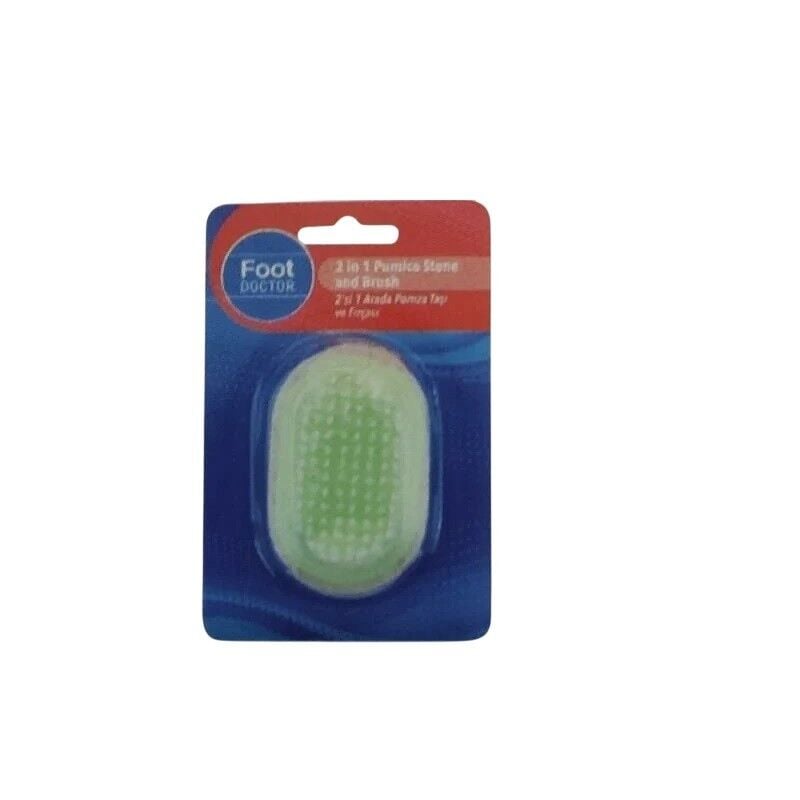 Foot Doctor 2-in-1 Pumice Stone and Foot Brush Tool