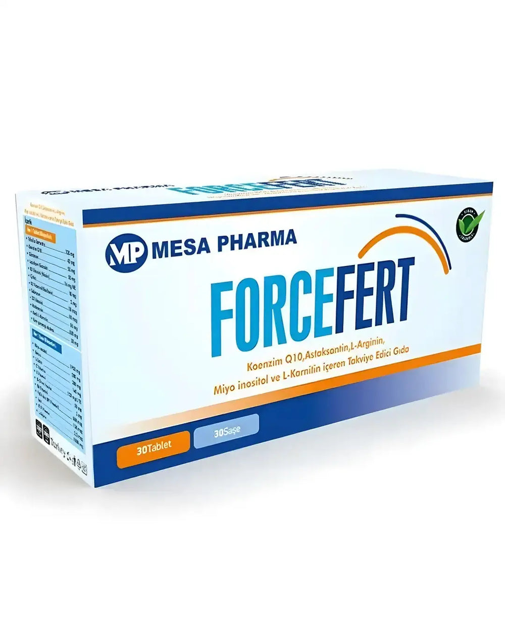 Mesa Pharma Forcefert Dietary Supplement 30 Tablets & 30 Sachets