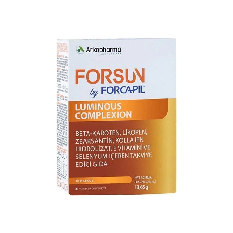 Arkopharma Forcapil Luminous Complexion Skin Support 30 Capsules