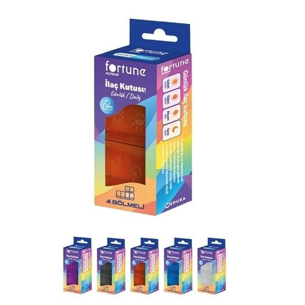 Fortune Daily Pill Organizer Case for Medication Storage