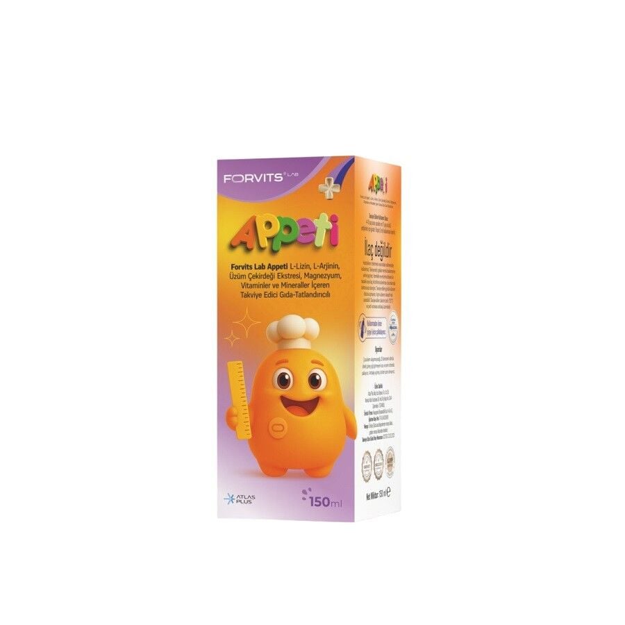 Forvits Lab Appeti Liquid Supplement with Amino Acids 150 ml