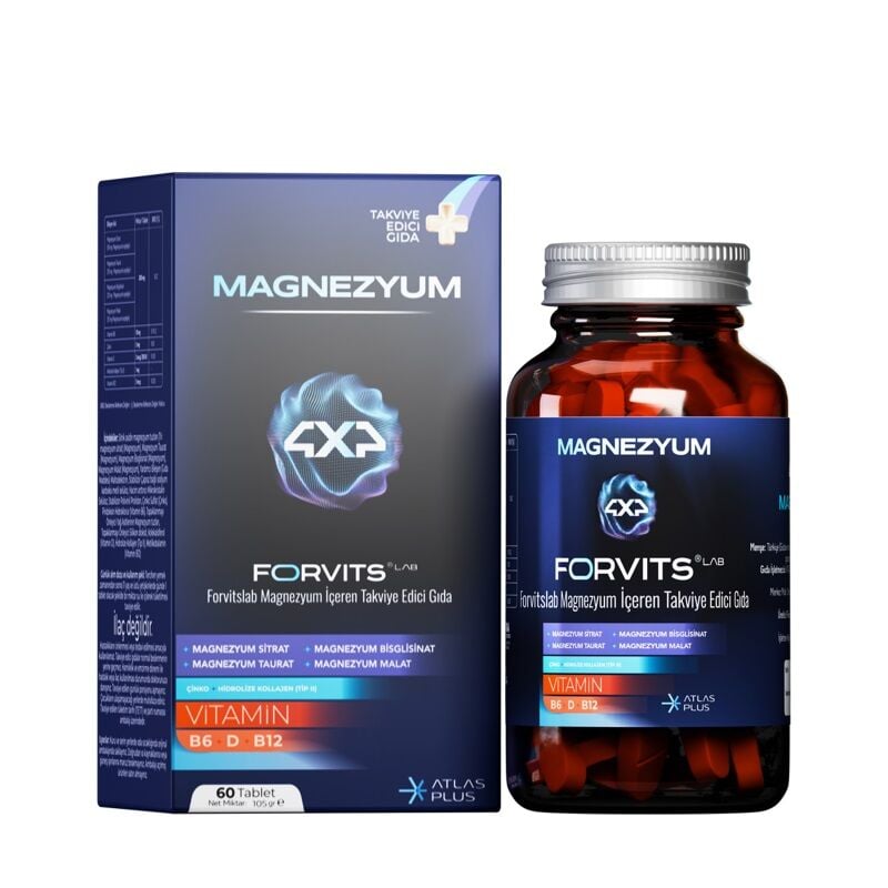 Forvits Lab Magnesium Complex with Zinc & B-Vitamins 60 Tablets