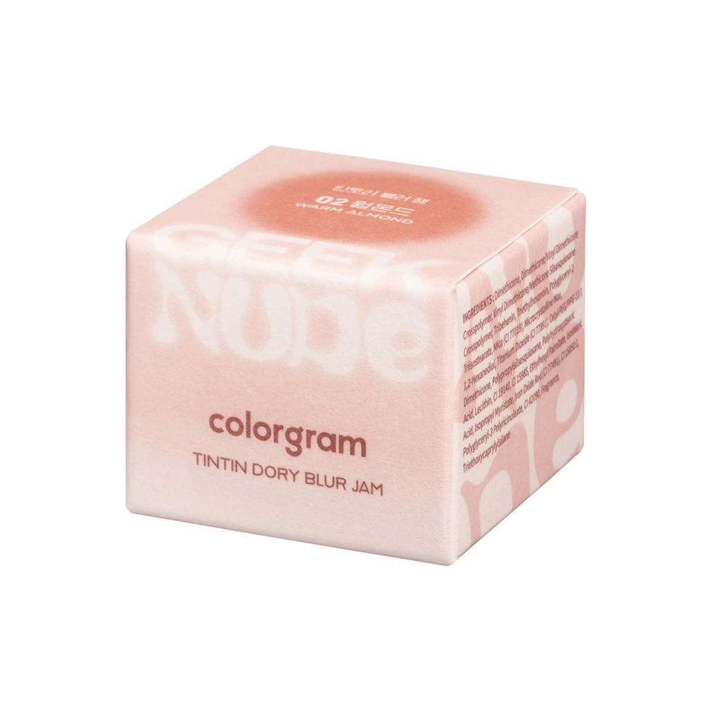 Colorgram Tintin Dory Blur Jam Lip &amp; Cheek 02 Warm Almond 3.5g