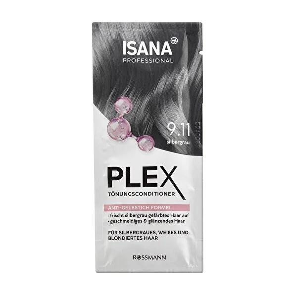 Isana Professional Plex Silver Hair Care Cream - Maintains Vibrant Color, Prevents Yellowing - Vegan & Microplastic-Free Isana Professional Plex Silver Hair Care Cream Silver hair care, Gray hair maintenance, Anti-yellow hair formula, Vegan hair products, Microplastic-free cosmetics, Hair strengthening, Color maintenance, Dermatologically tested hair care, Sustainable beauty products, Cruelty-free cosmetics, Silver-gray hair color refresh, Hair nourishment, Plex Technology