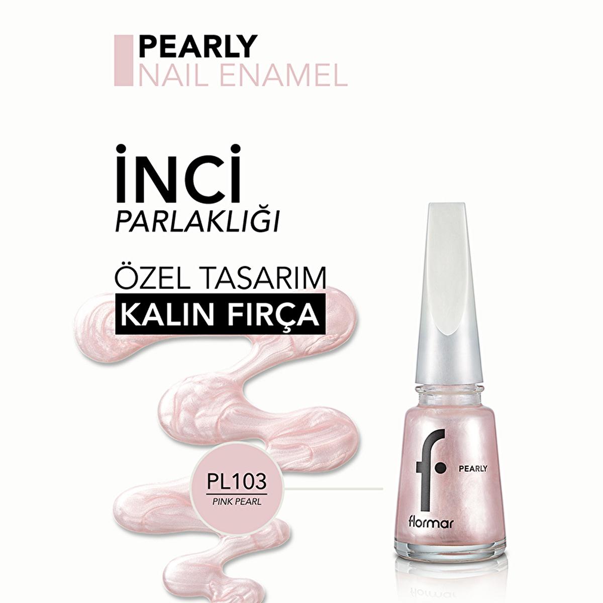 Flormar Pearly Pink Pearl Nail Polish: Long Lasting, Shimmering Shine &amp; Chip Resistant - Gorgeous Pearl Effect Colors! Flormar Pearly Nail Polish: Shimmer &amp; Long Lasting Color pearly nail polish, shimmer nail polish, long lasting nail polish, Flormar nail polish, sedefli oje, pearl effect nail polish, chip resistant nail polish, pink pearl nail polish, shiny nail polish, durable nail polish, nail polish, nail color, manicure, beauty, cosmetics, pearly finish, shimmering finish, long-lasting, chip-resistant,