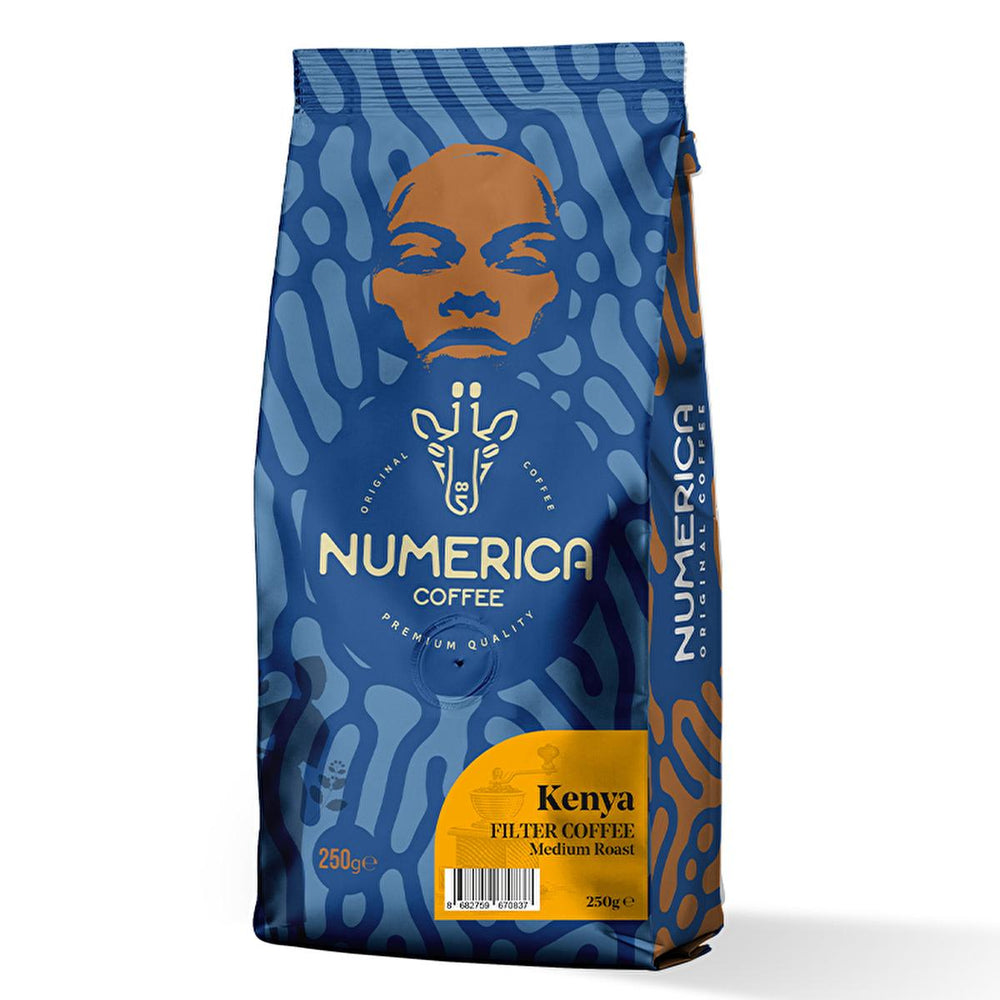 Numerica Single Origin Kenyan Arabica Ground Coffee - 100% Arabica, Specialty Coffee for Pour-Over & Coffee - Food & Candy