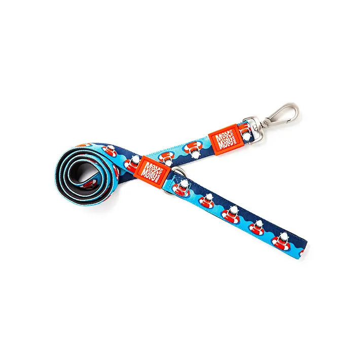 Max & Molly Frenzy The Shark Dog Leash for Small Breeds XS