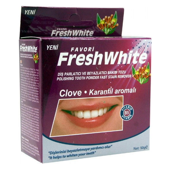 Fresh White Clove Tooth Powder for Fresh Breath 50g