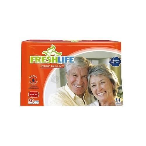 Fresh Life Adult Diapers Large for Comfort and Protection 30 Count