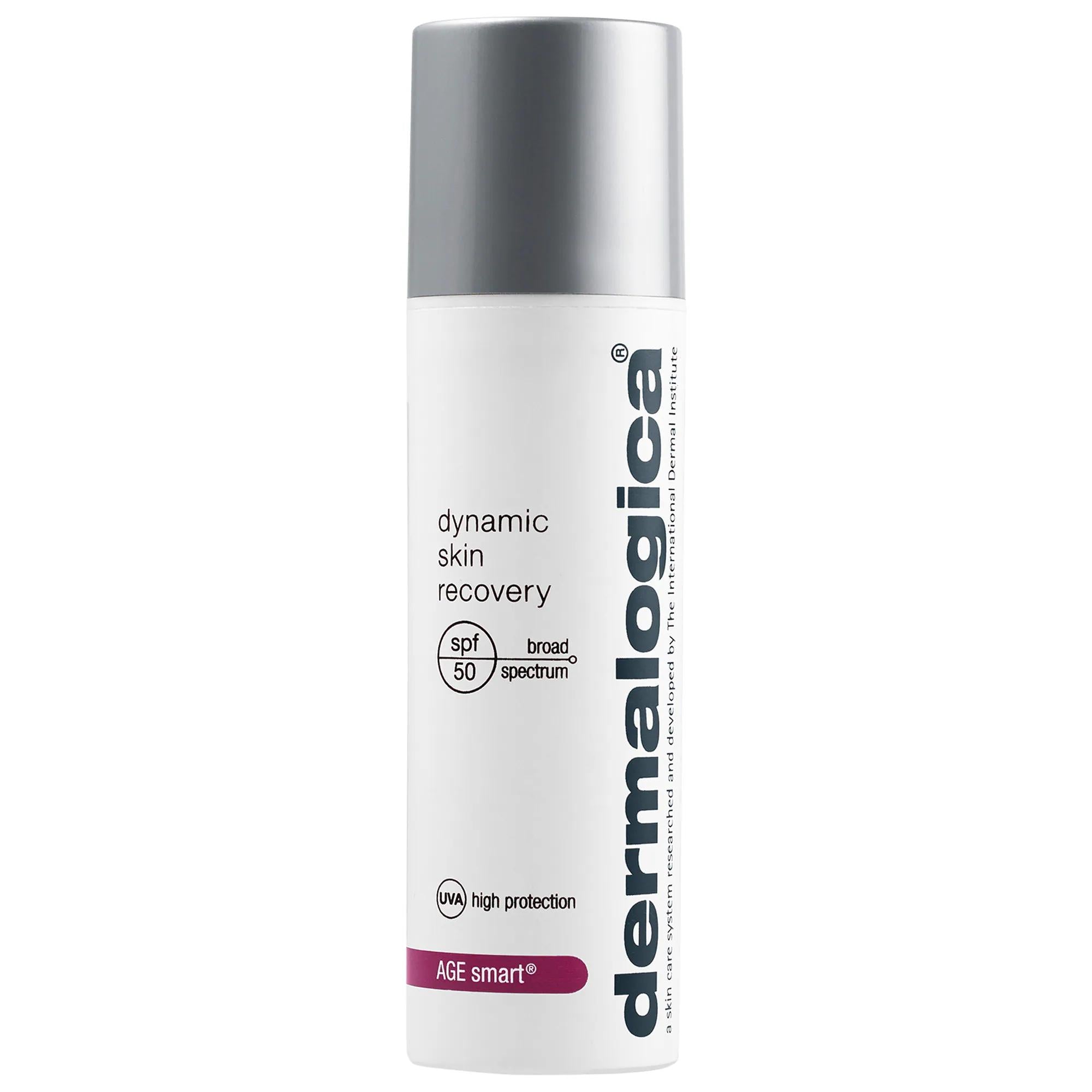 Dynamic Skin Recovery - Daily Moisturizer Sunscreen SPF 50, Anti-Aging, Vegan, Broad-Spectrum Protection SPF 50 Moisturizer Sunscreen - Anti-Aging, Vegan, Broad-Spectrum SPF 50 Moisturizer, Vegan Sunscreen, Anti-Aging Moisturizer, Daily Hydration Cream, Broad-Spectrum Sun Protection, Moisturizer Sunscreen, Skincare, Face Sunscreen, Normal Skin, Dry Skin, Combination Skin, Fine Lines and Wrinkles, Dryness, Loss of Firmness, Vegan, Cruelty-Free, Recyclable Packaging, Antioxidant-Rich, Squalane, Peptides, Whit