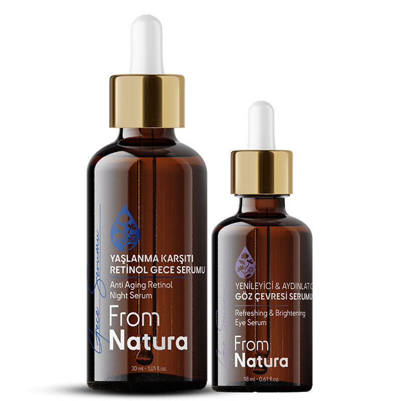 From Natura Anti Age Set Retinol Serum and Eye Serum 2pc