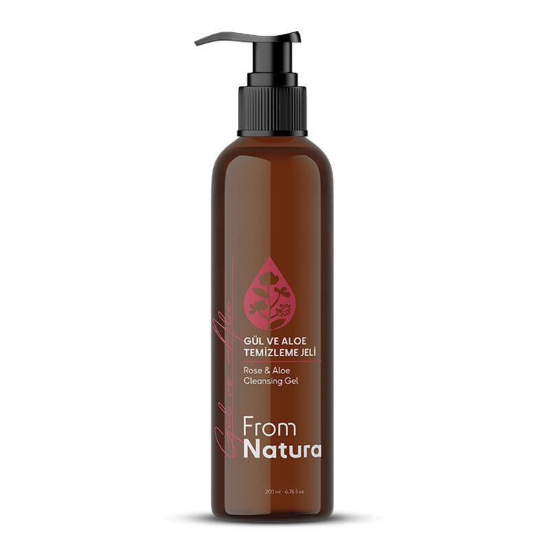 From Natura Rose &amp; Aloe Cleansing Gel for Radiant Skin 200 ml