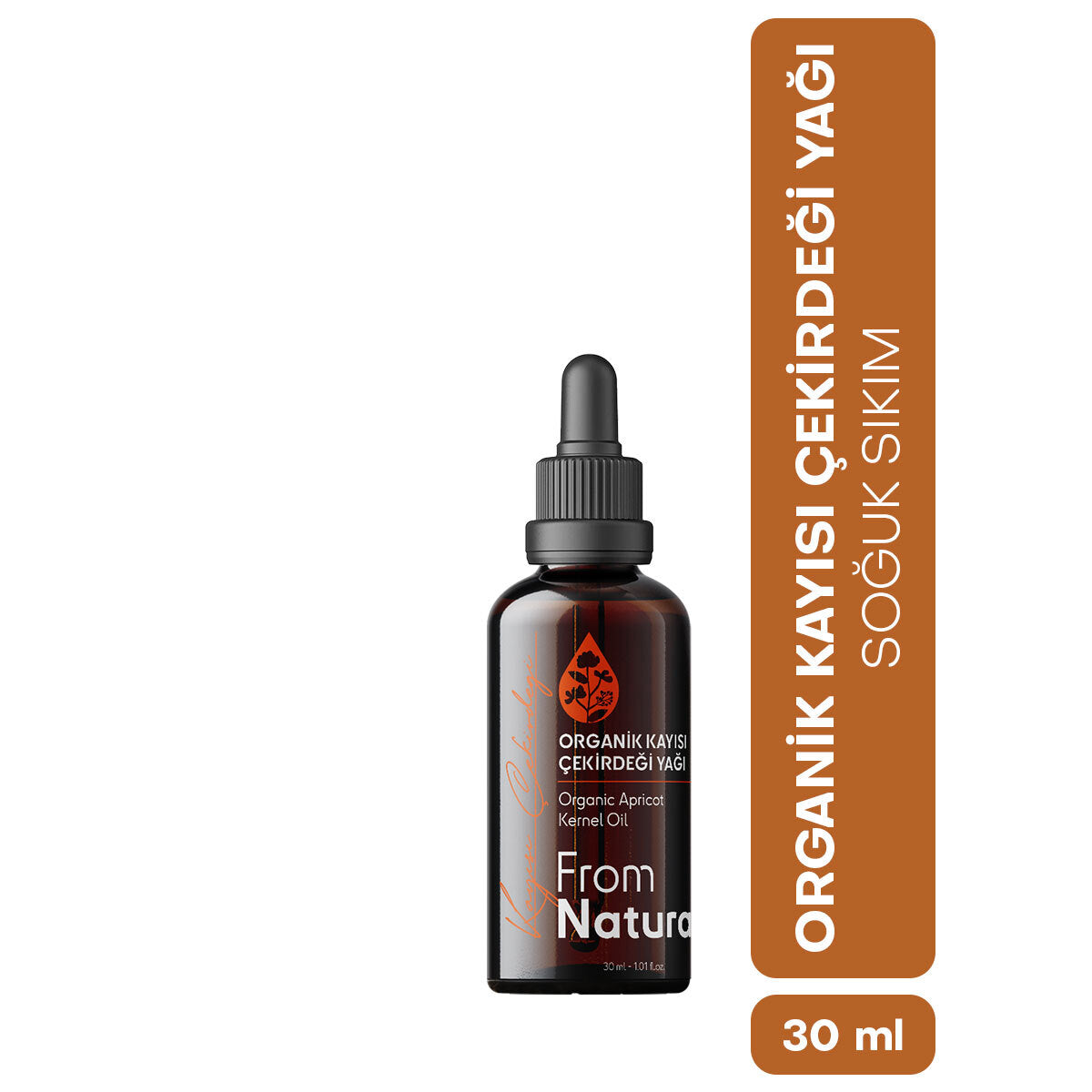From Natura Organic Apricot Kernel Oil for Dry Skin 30 ml