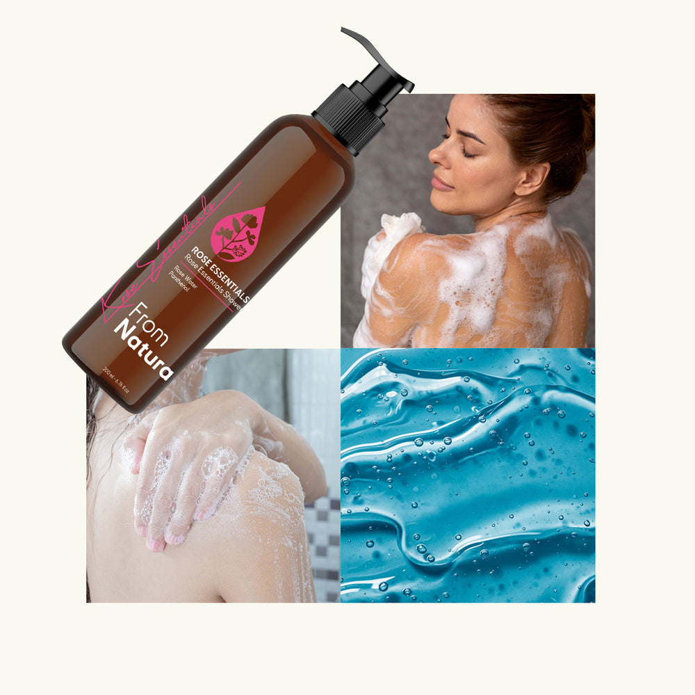 From Natura Rose Essentials Shower Gel with Rose Water 200 ml