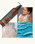 From Natura Velour Bleu Shower Gel for Silky Skin 200 ml