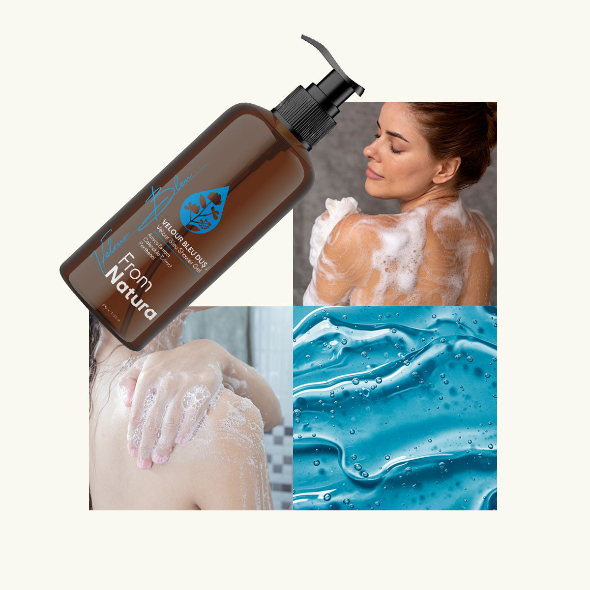 From Natura Velour Bleu Shower Gel with Arnica &amp; Calendula 500 ml